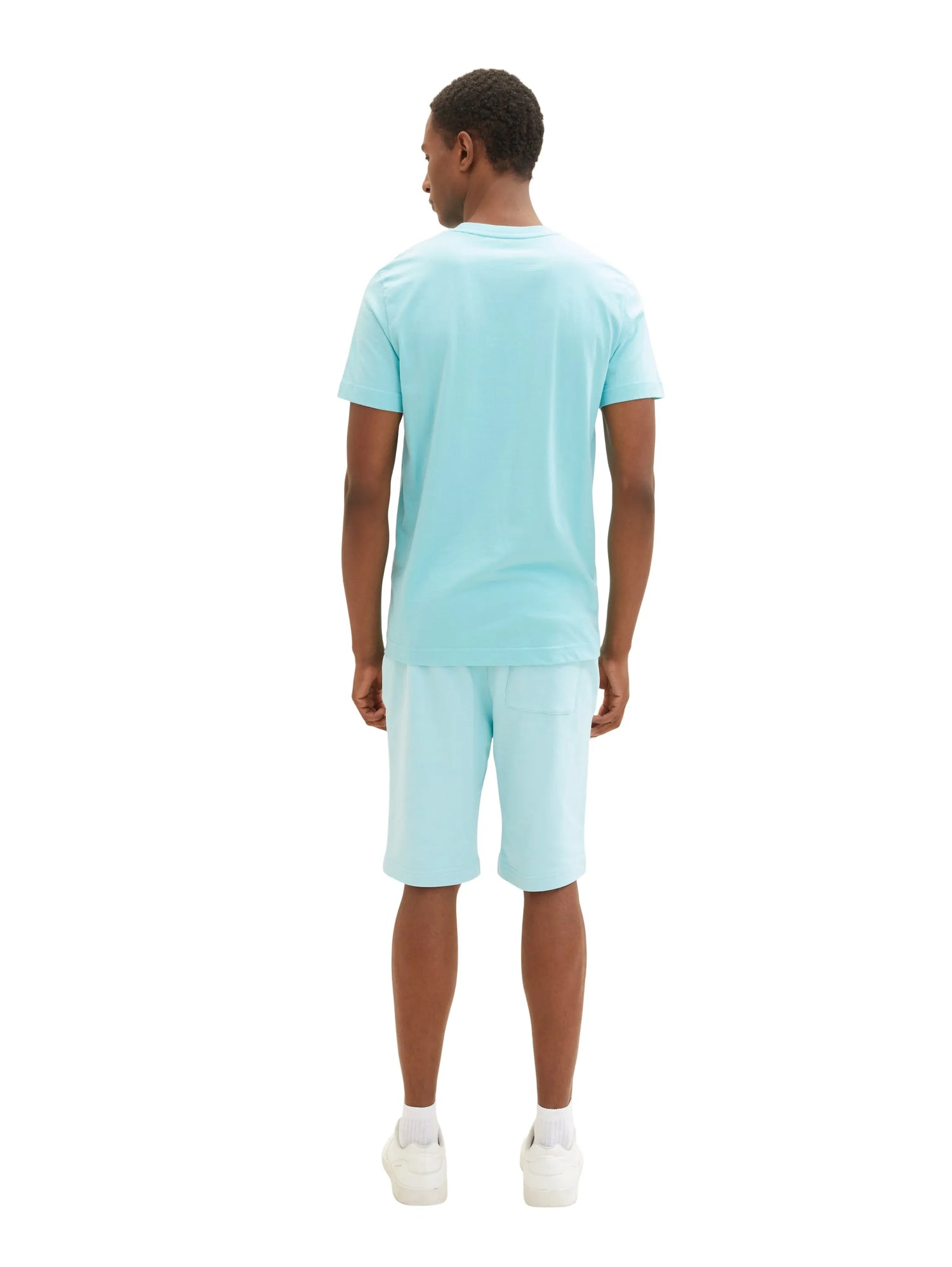 Tom Tailor Blue Tibetan Stone Men Basic Sweatshorts SKU: 1036329_31046 Image 04