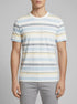 Tom Tailor Blue Multicolor Big Stripe Men Striped T-Shirt SKU: 1036331_31778 Image 00