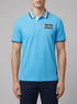 Tom Tailor Rainy Sky Blue Men Polo Shirt with a Print SKU: 1036340_18395 Image 00