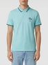 Tom Tailor Blue Tibetan Stone Men Polo Shirt with a Print SKU: 1036379_31046 Image 00