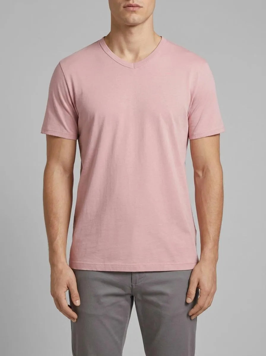 Tom Tailor Morning Pink Men Basic T-Shirt SKU: 1036403_11055 Image 00