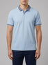 Tom Tailor Blue Tonal Scattered Design Men Regular Fit Short-Sleeved Polo Shirt SKU: 1036439_31968 Image 00