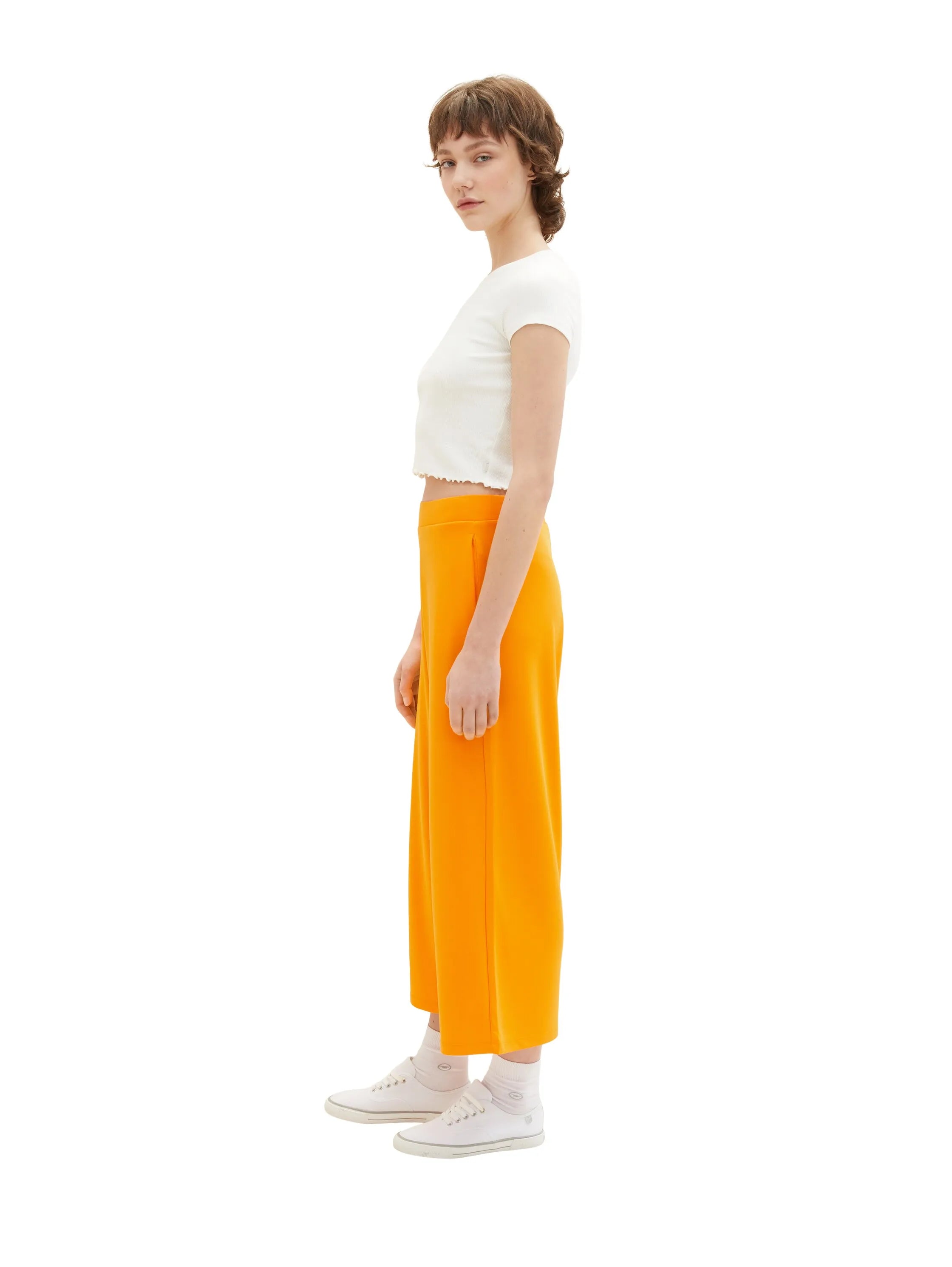 Denim Tom Tailor Bright Mango Orange Women Easy Culotte SKU: 1036512_31684 Image 02