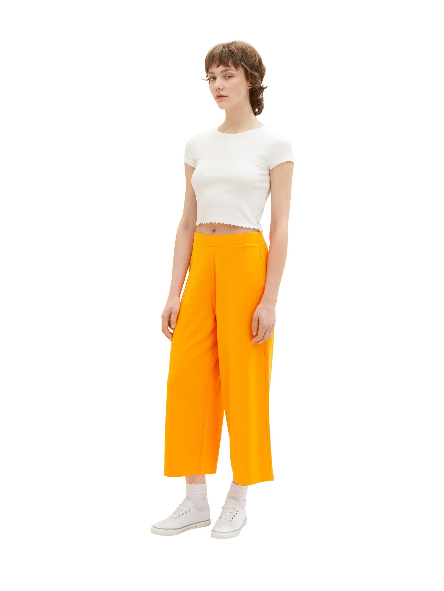 Denim Tom Tailor Bright Mango Orange Women Easy Culotte SKU: 1036512_31684 Image 05