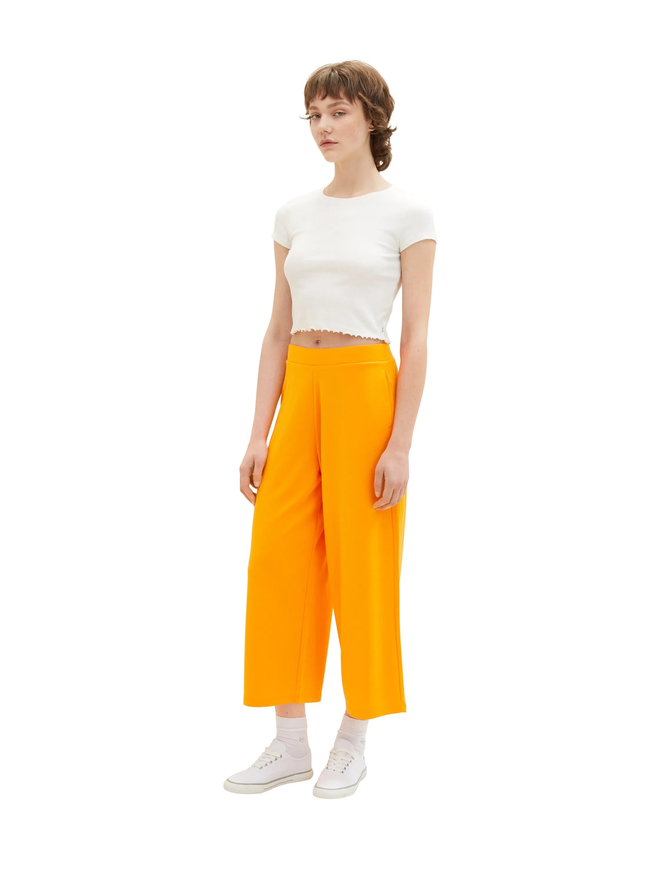 Denim Tom Tailor Bright Mango Orange Women Easy Culotte SKU: 1036512_31684 Image 05