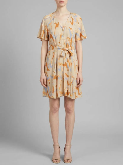 Denim Tom Tailor Abstract Neutral Print Women Mini Dress SKU: 1036602_31705 Image 00