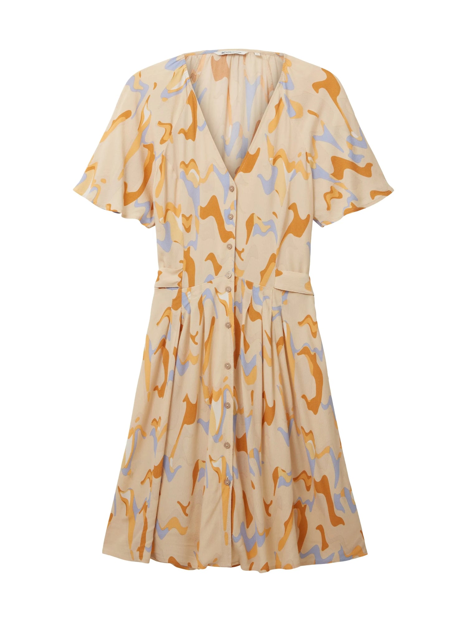 Denim Tom Tailor Abstract Neutral Print Women Mini Dress SKU: 1036602_31705 Image 07