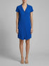 Denim Tom Tailor Shiny Royal Blue Women Dress with a Collar SKU: 1036612_14531 Image 00