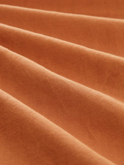 Tom Tailor Terracotta Brown Women Dress with Linen SKU: 1036663_31650 Image 06