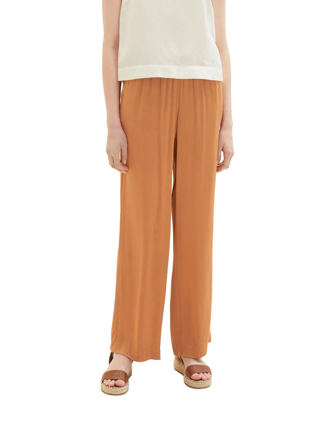 Tom Tailor Terracotta Brown Women Loose-Fit Trousers SKU: 1036686_31650 Image 01