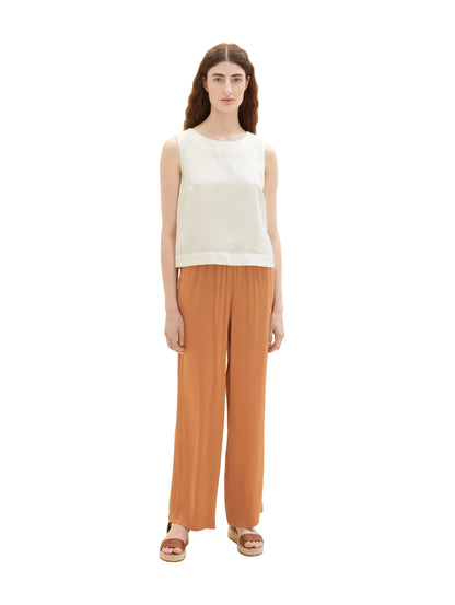 Tom Tailor Terracotta Brown Women Loose-Fit Trousers SKU: 1036686_31650 Image 05