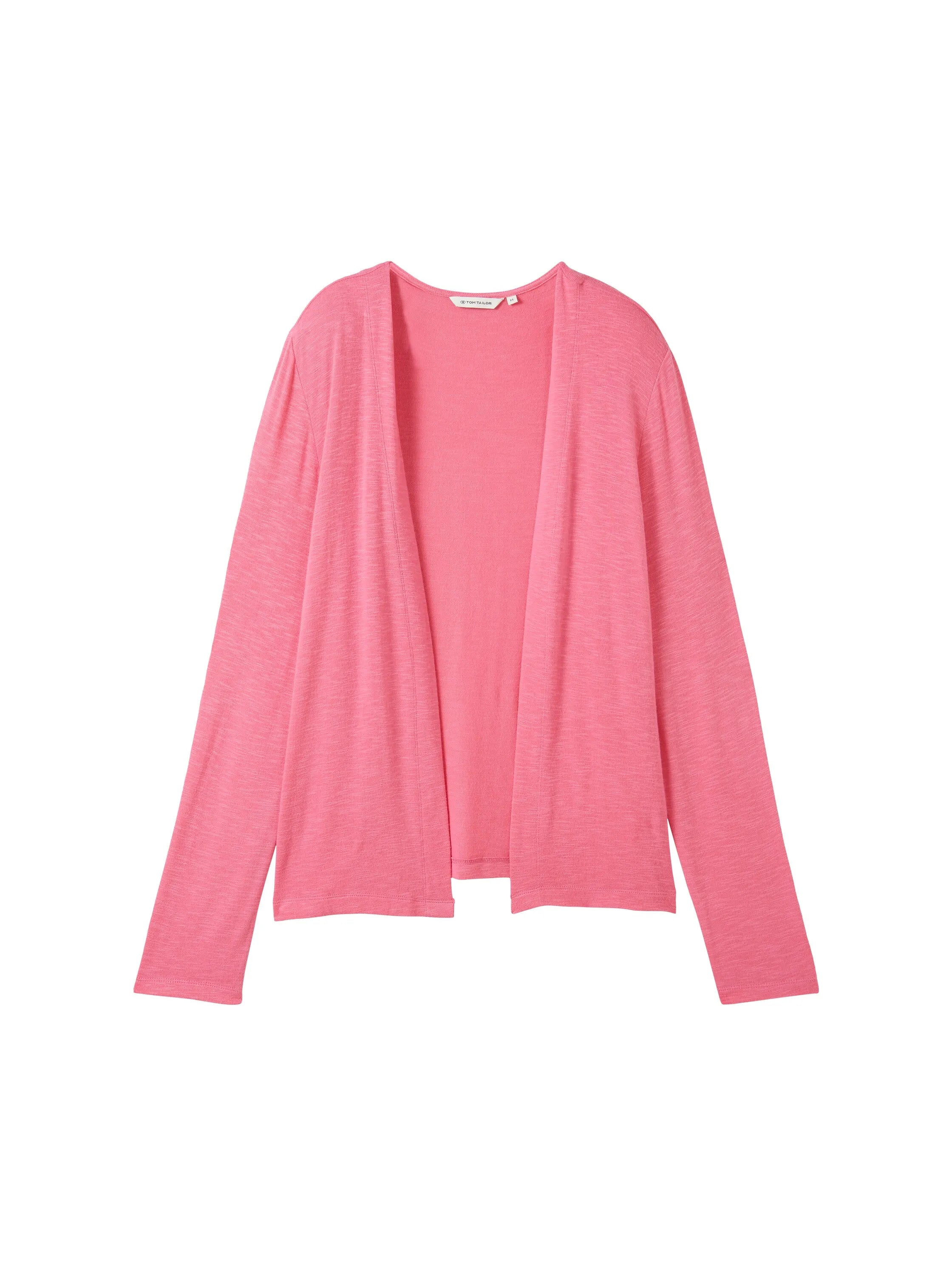 Tom Tailor Carmine Pink Women Basic Cardigan SKU: 1036778_15799 Image 07