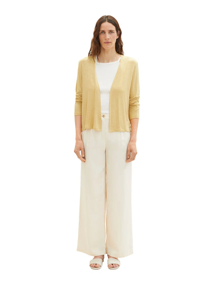Tom Tailor Fawn Beige Women Basic Cardigan SKU: 1036778_31648 Image 03