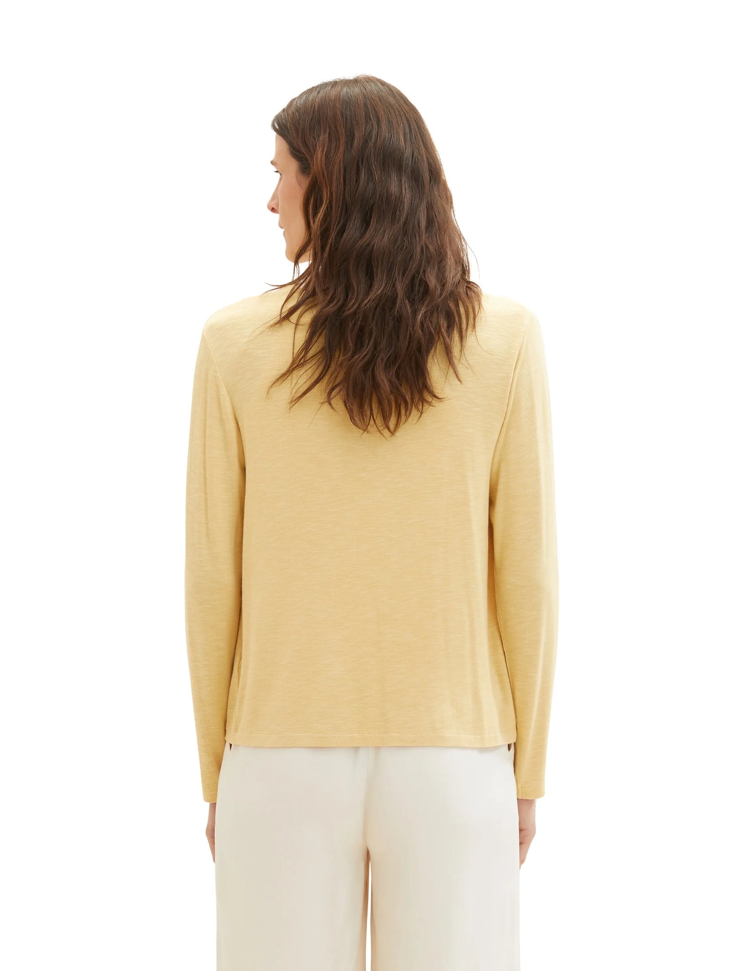 Tom Tailor Fawn Beige Women Basic Cardigan SKU: 1036778_31648 Image 04