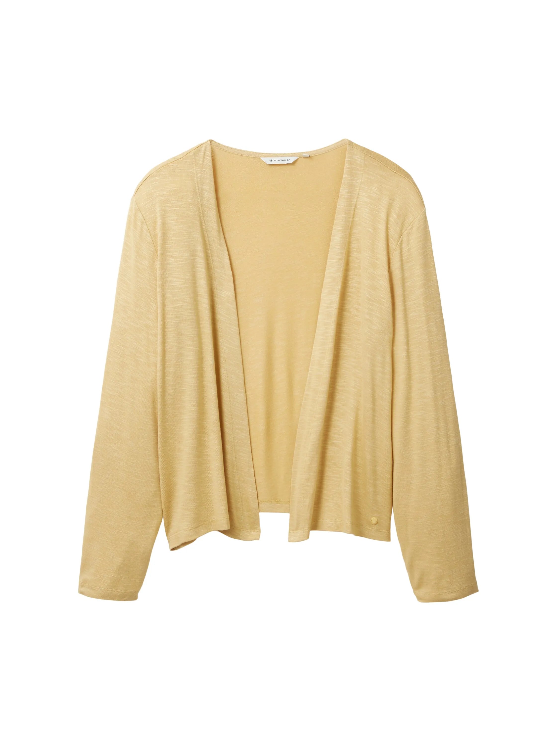Tom Tailor Fawn Beige Women Basic Cardigan SKU: 1036778_31648 Image 07