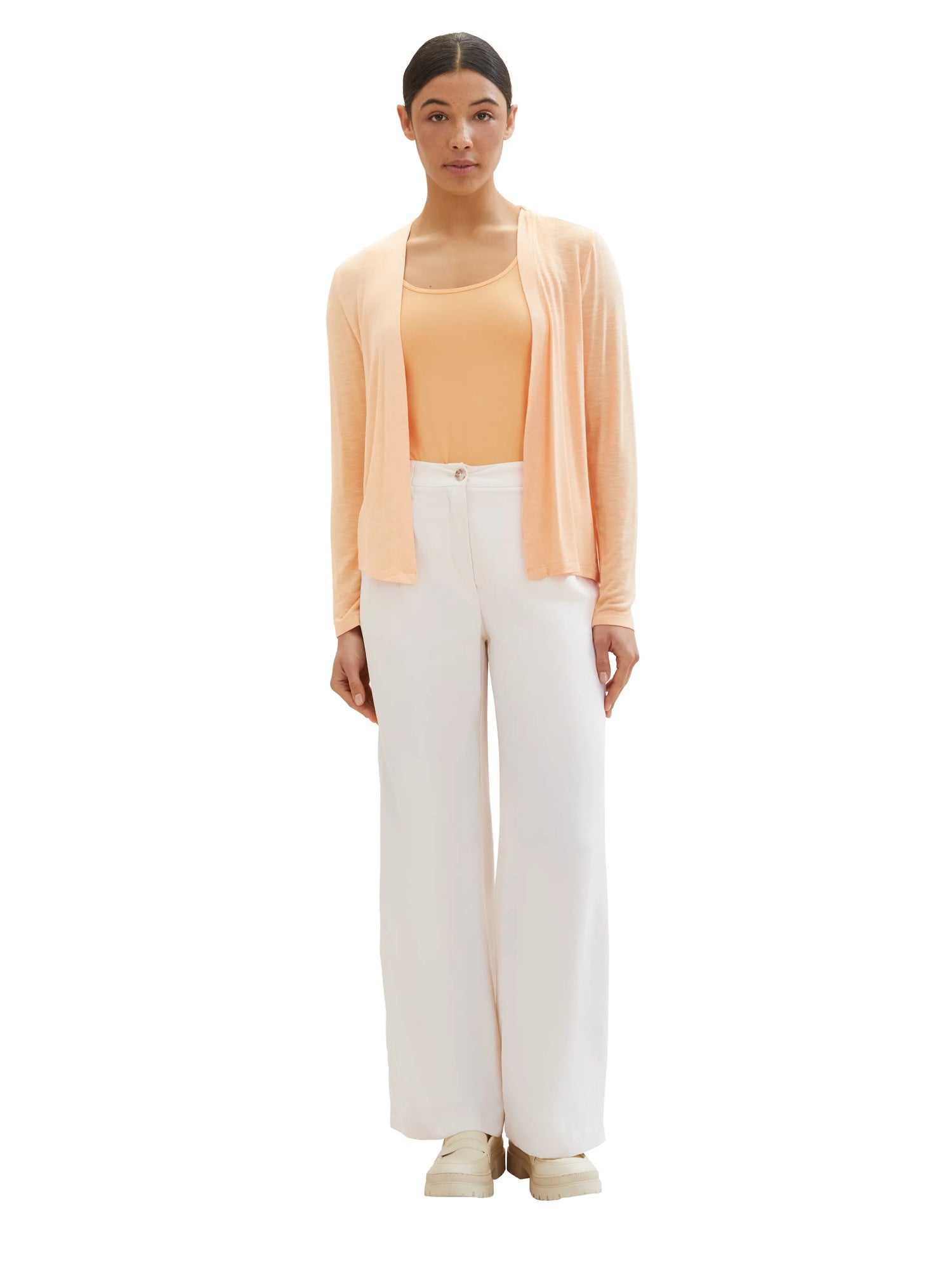 Tom Tailor Light Coral Women Basic Cardigan SKU: 1036778_34891 Image 02