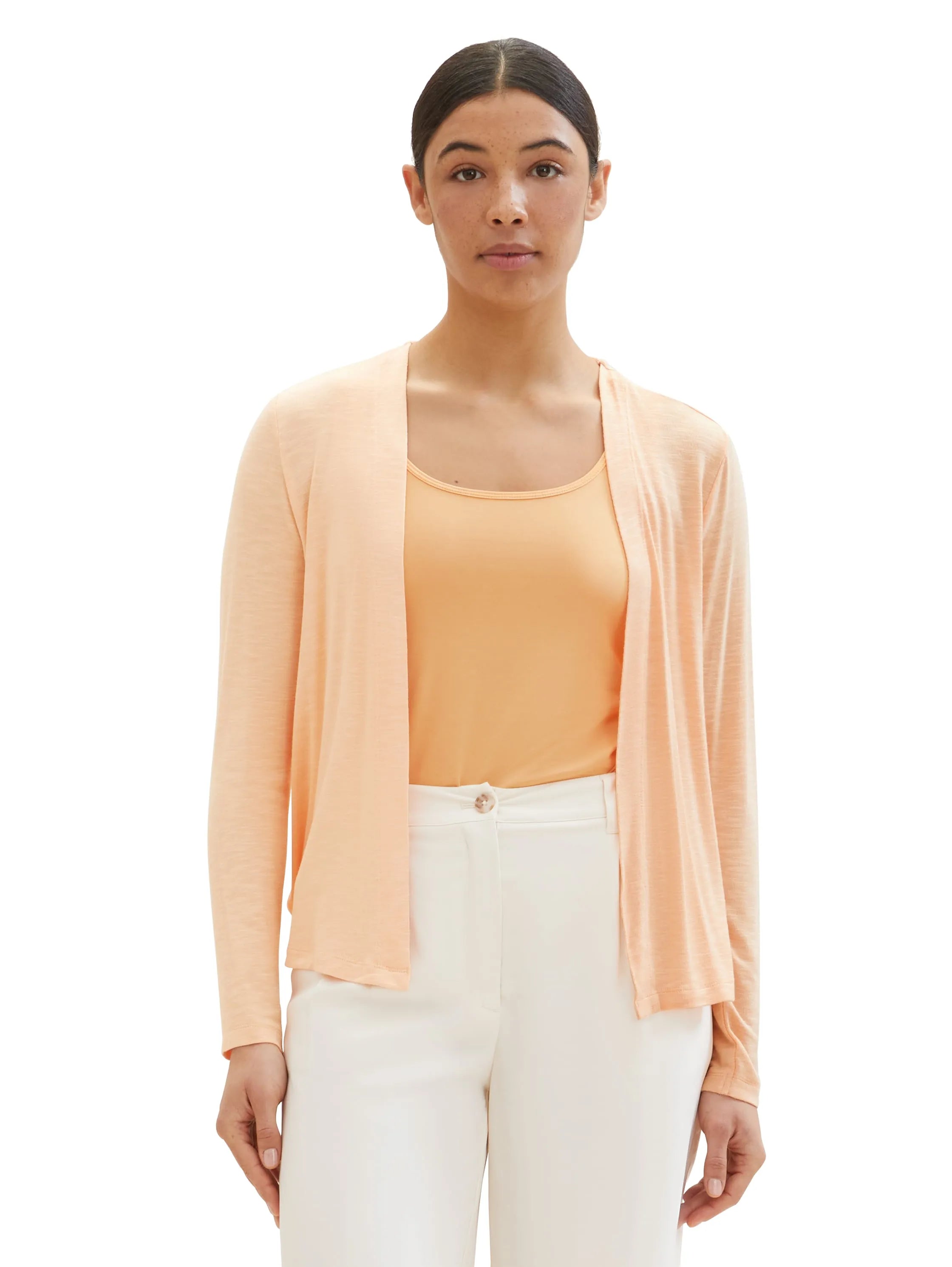 Tom Tailor Light Coral Women Basic Cardigan SKU: 1036778_34891 Image 05