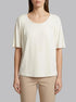 Tom Tailor Whisper White Women T-Shirt with Pleating SKU: 1036791_10315 Image 00