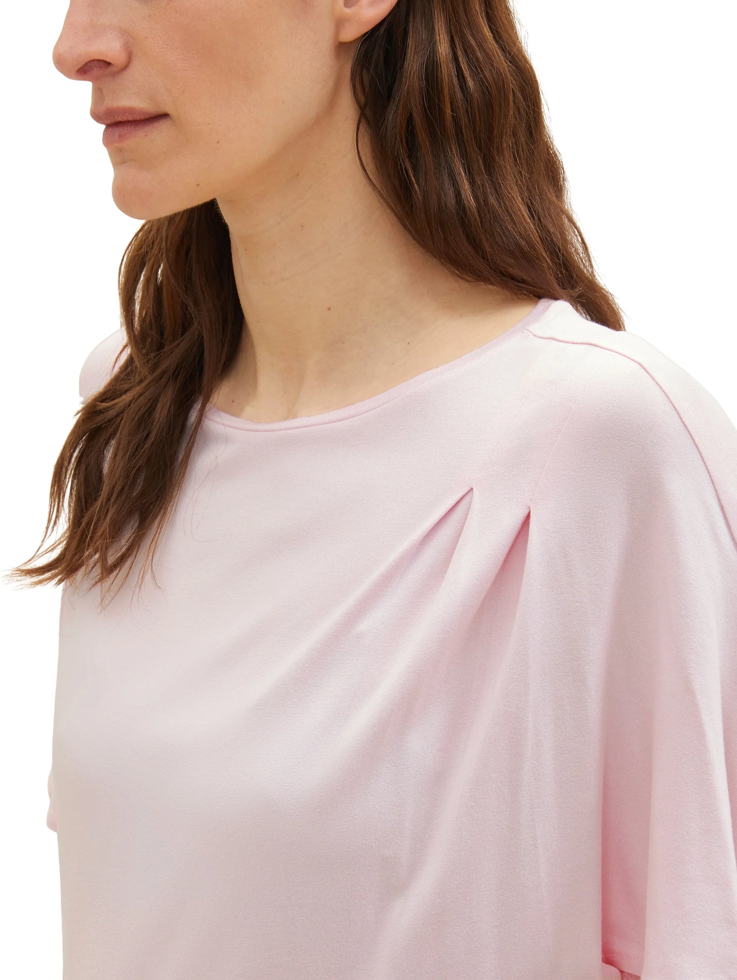 Tom Tailor Breeze Rose Women T-Shirt with Pleating SKU: 1036791_31651 Image 04
