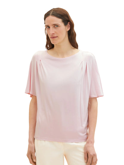 Tom Tailor Breeze Rose Women T-Shirt with Pleating SKU: 1036791_31651 Image 05