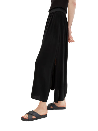 Denim Tom Tailor Deep Black Women Maxi Skirt with a Side Slit SKU: 1036830_14482 Image 06