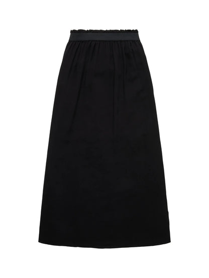 Denim Tom Tailor Deep Black Women Maxi Skirt with a Side Slit SKU: 1036830_14482 Image 08