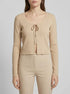 Denim Tom Tailor Dusty Sand Beige Women Regular Fit Long-Sleeved Cardigans SKU: 1036858_31700 Image 00