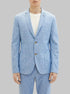 Tom Tailor Helsinki Night Blue Chambray Men Linen Blazer SKU: 1037190_26507 Image 00