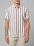 Denim Tom Tailor White Navy Red Stripe Men Striped Shirt SKU: 1037198_32131 Image 00