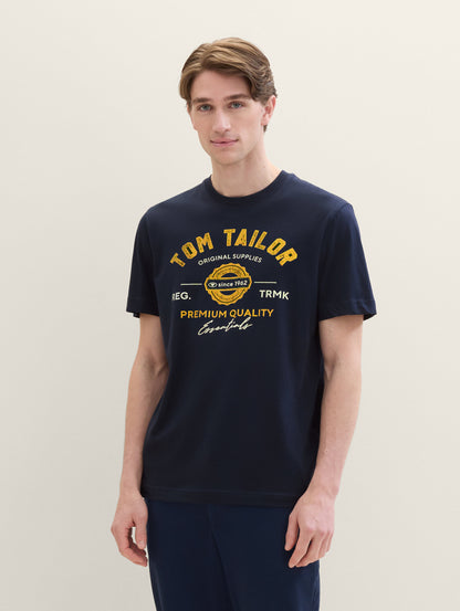 Tom Tailor_T-Shirt with Logo Print_1037735_10302_02