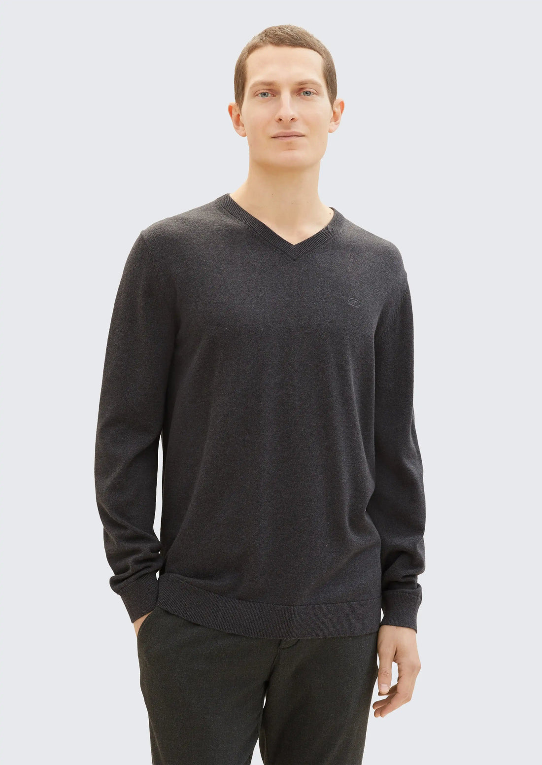Tom Tailor_0_Knitted Jumper with V-Neck_1038427_10617_02