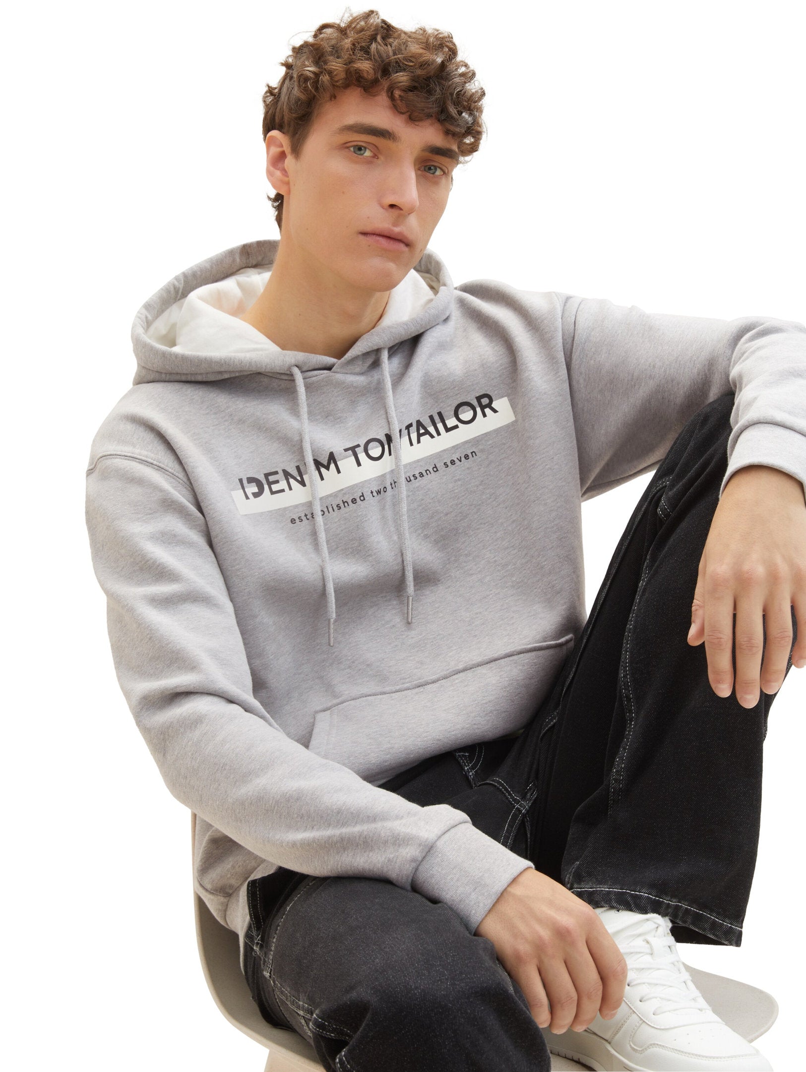 Graphic Hoodie With Logo - BEVAVA