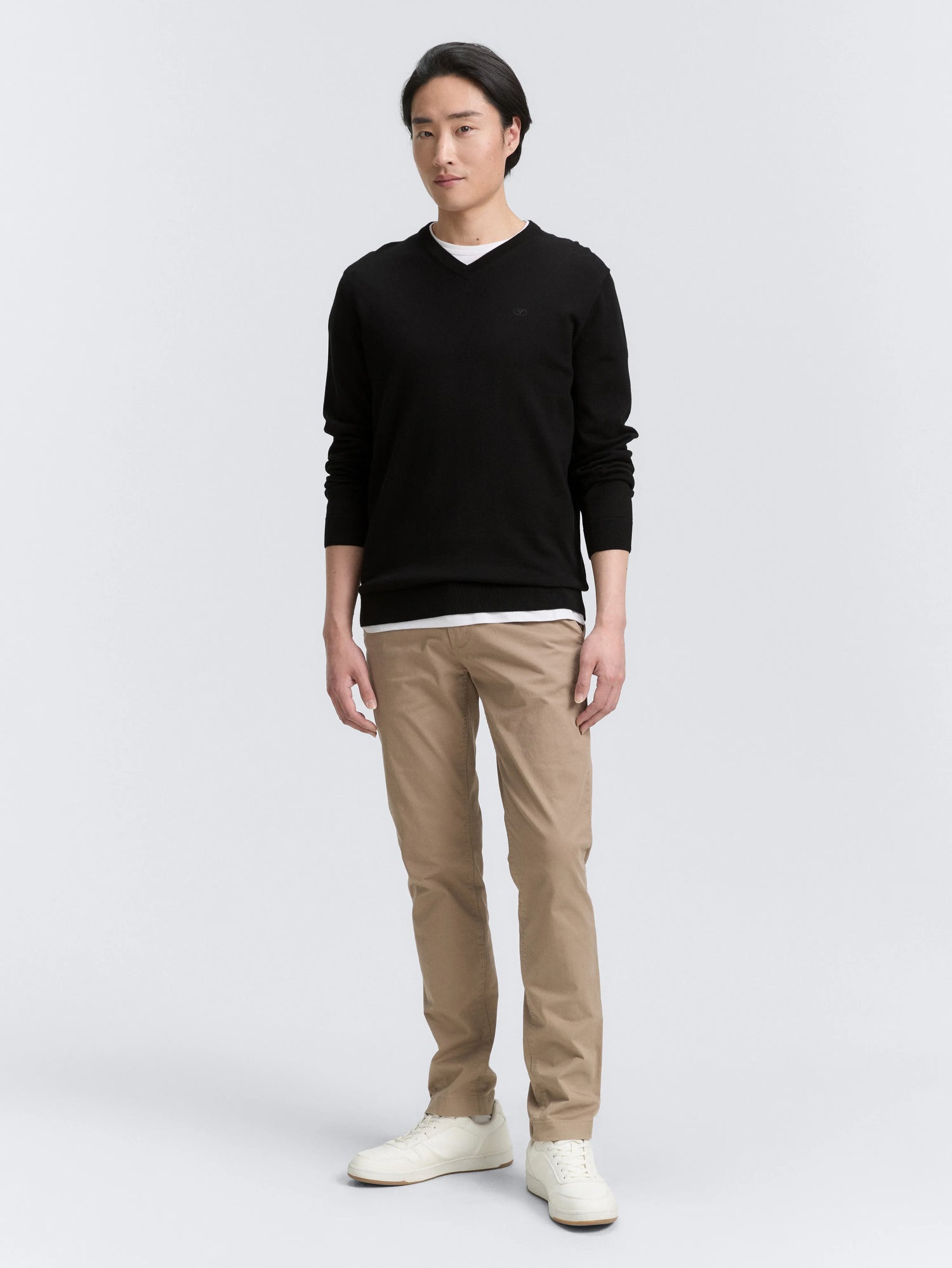 Tom Tailor_0_Knitted Jumper with V-Neck_1039806_29999_03