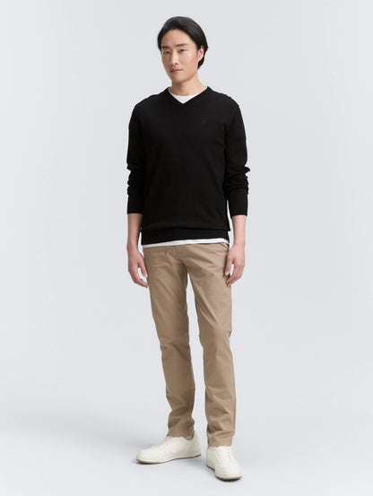 Tom Tailor_0_Knitted Jumper with V-Neck_1039806_29999_03