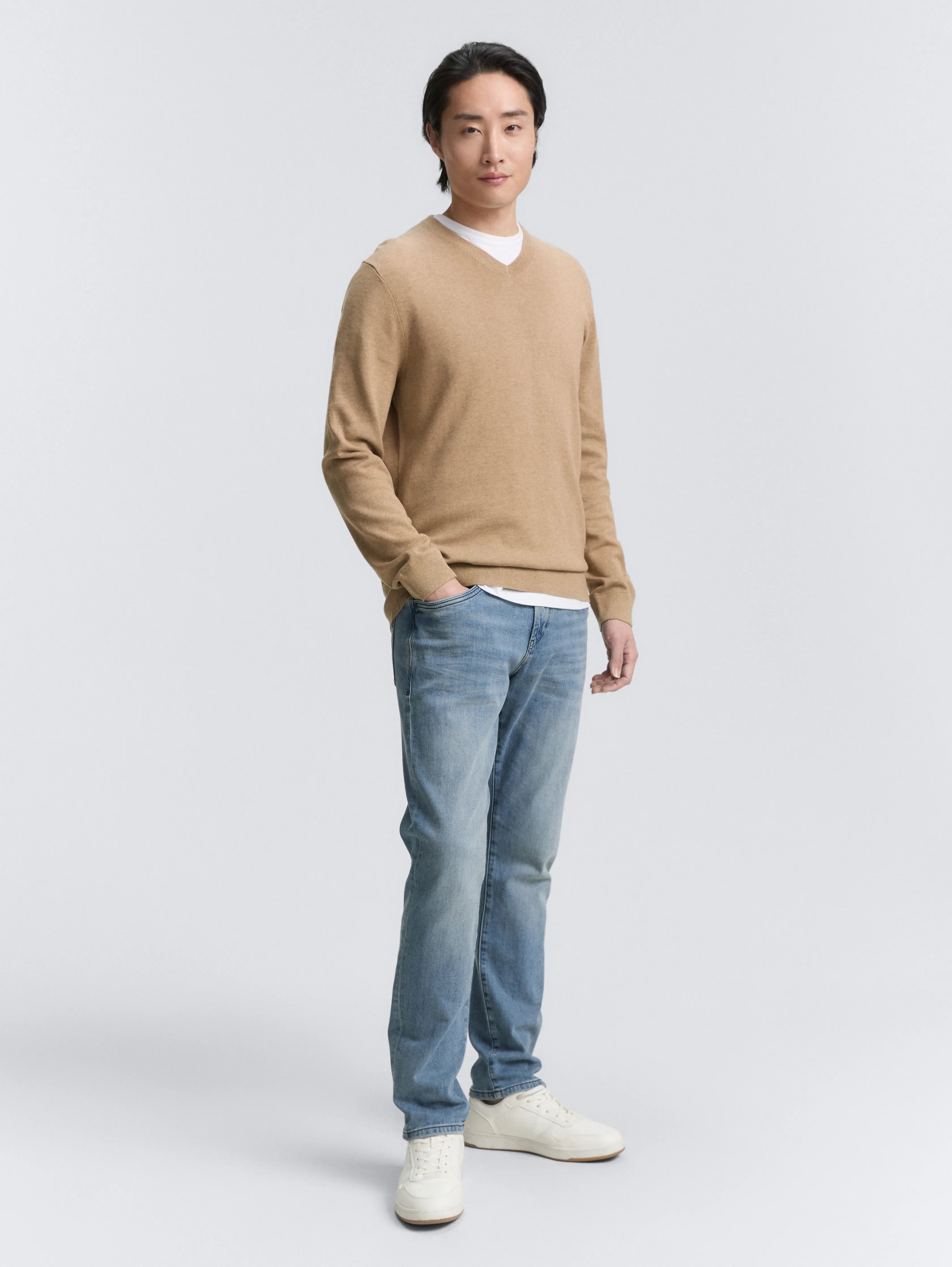 Tom Tailor_0_Knitted Jumper with V-Neck_1039806_31089_03