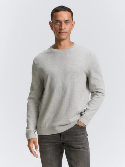 Tom Tailor_0_Basic Knitted Jumper Made From Cotton_1039810_14427_02