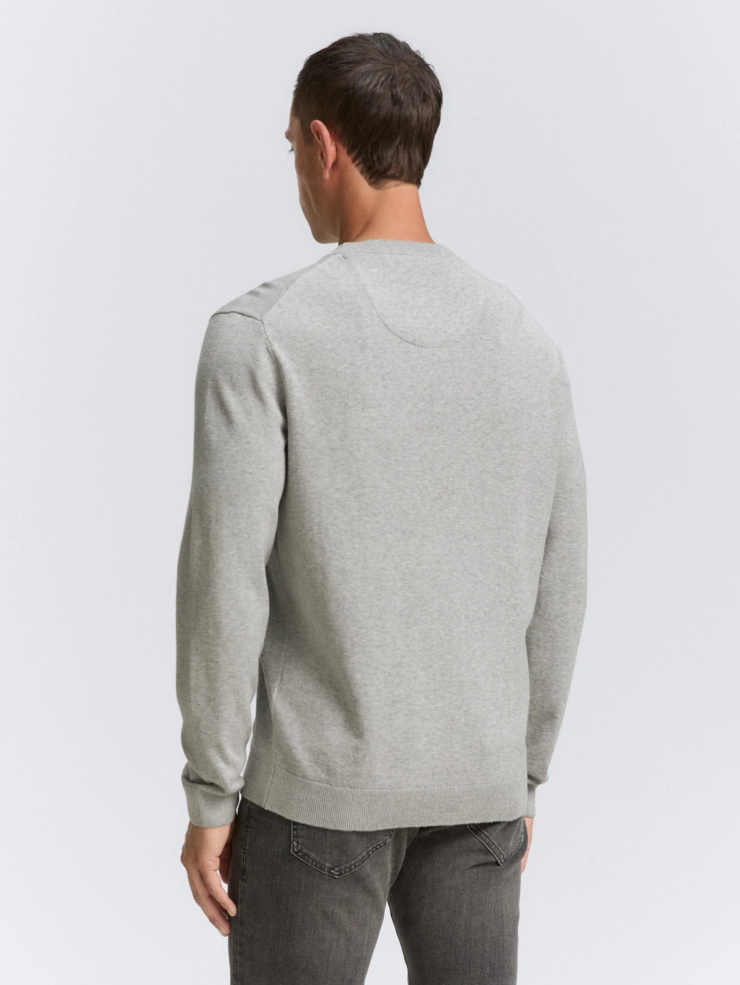 Tom Tailor_0_Basic Knitted Jumper Made From Cotton_1039810_14427_04