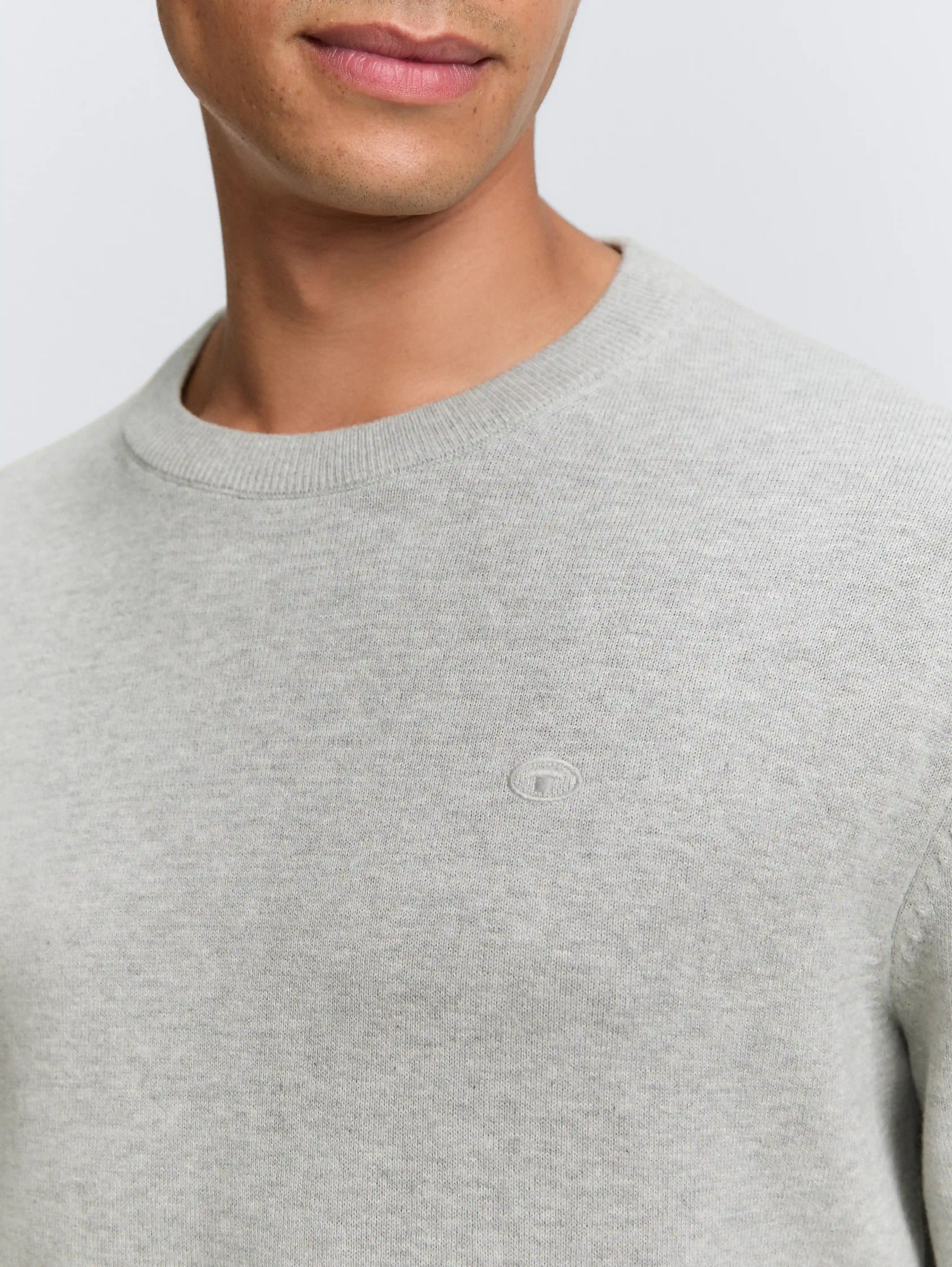 Tom Tailor_0_Basic Knitted Jumper Made From Cotton_1039810_14427_05