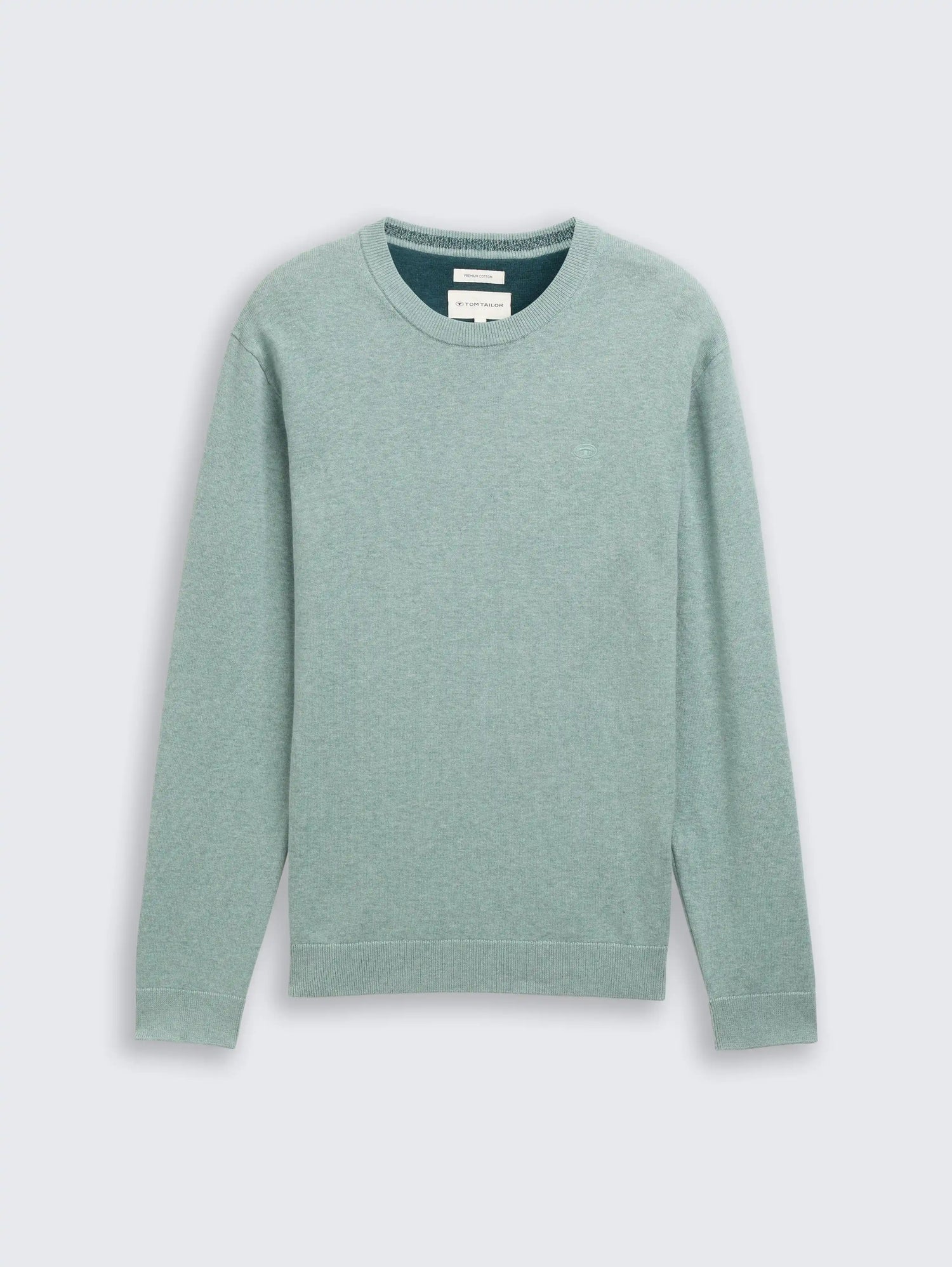 Tom Tailor_0_Basic Knitted Jumper Made From Cotton_1039810_28732_01