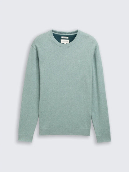 Tom Tailor_0_Basic Knitted Jumper Made From Cotton_1039810_28732_01