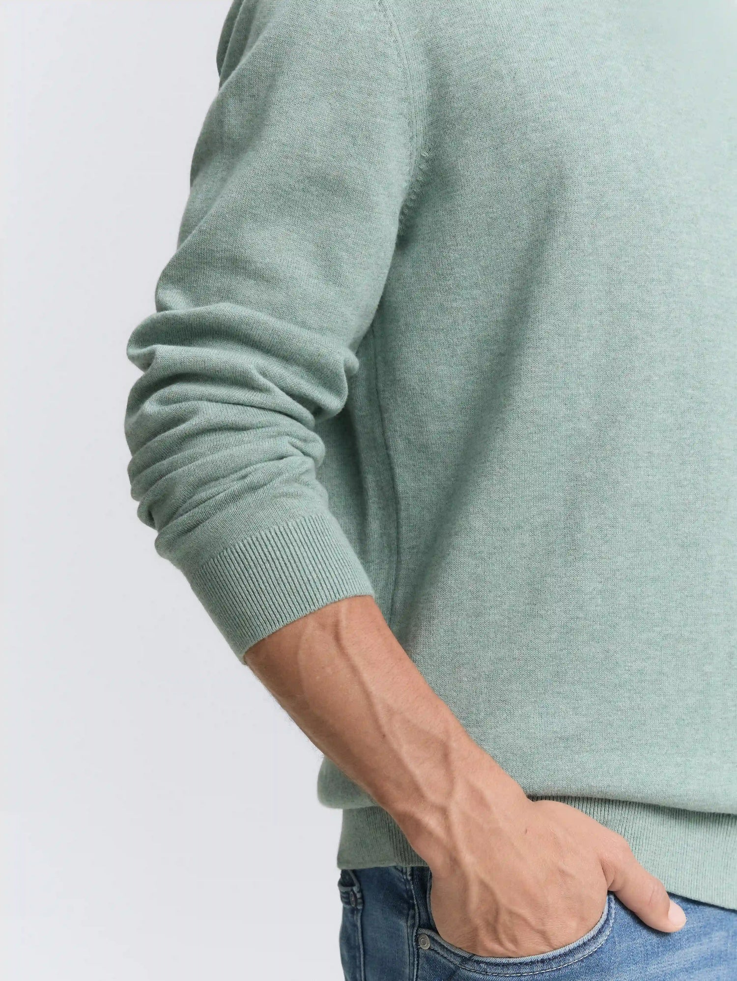 Tom Tailor_0_Basic Knitted Jumper Made From Cotton_1039810_28732_05