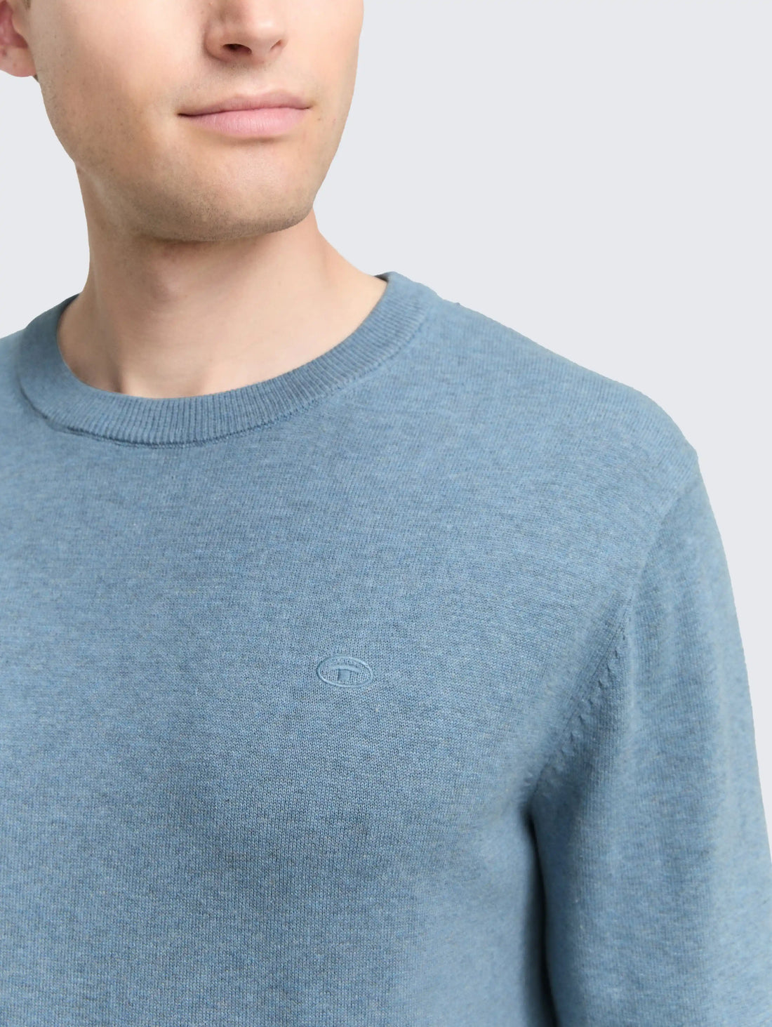 Tom Tailor_0_Basic Knitted Jumper Made From Cotton_1039810_39094_05