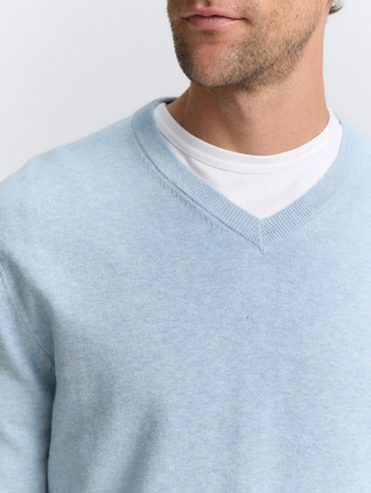 Tom Tailor_0_Cotton V-Neck Knitted Jumper_1039811_38676_05