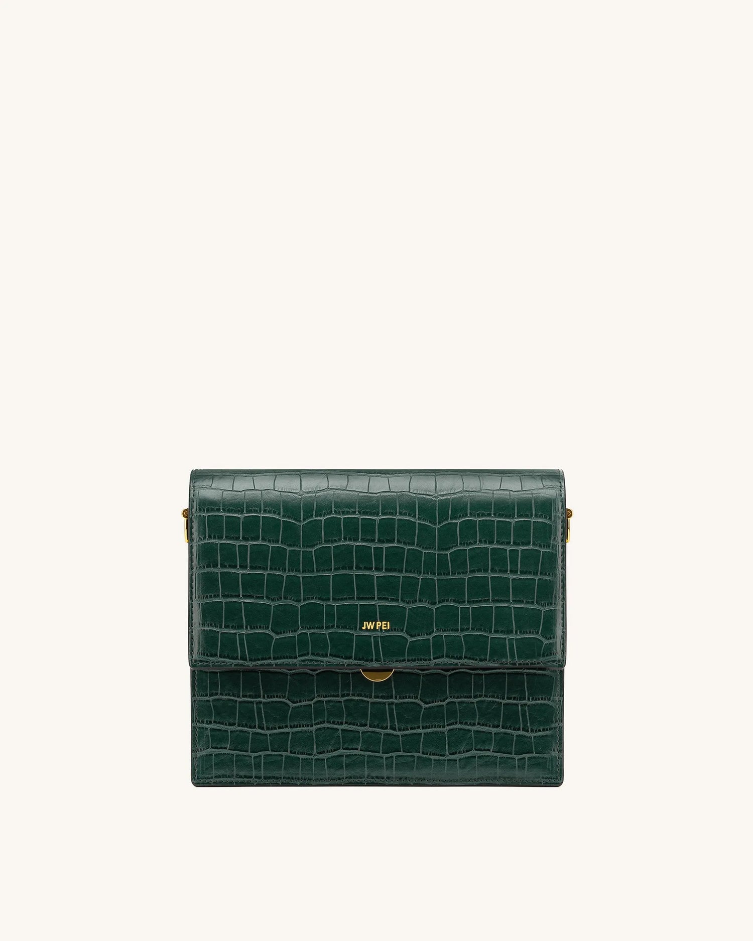 JW PEI_Dark Green Croc_Mini Flap Crossbody_104-11_Dark Green Croc_03