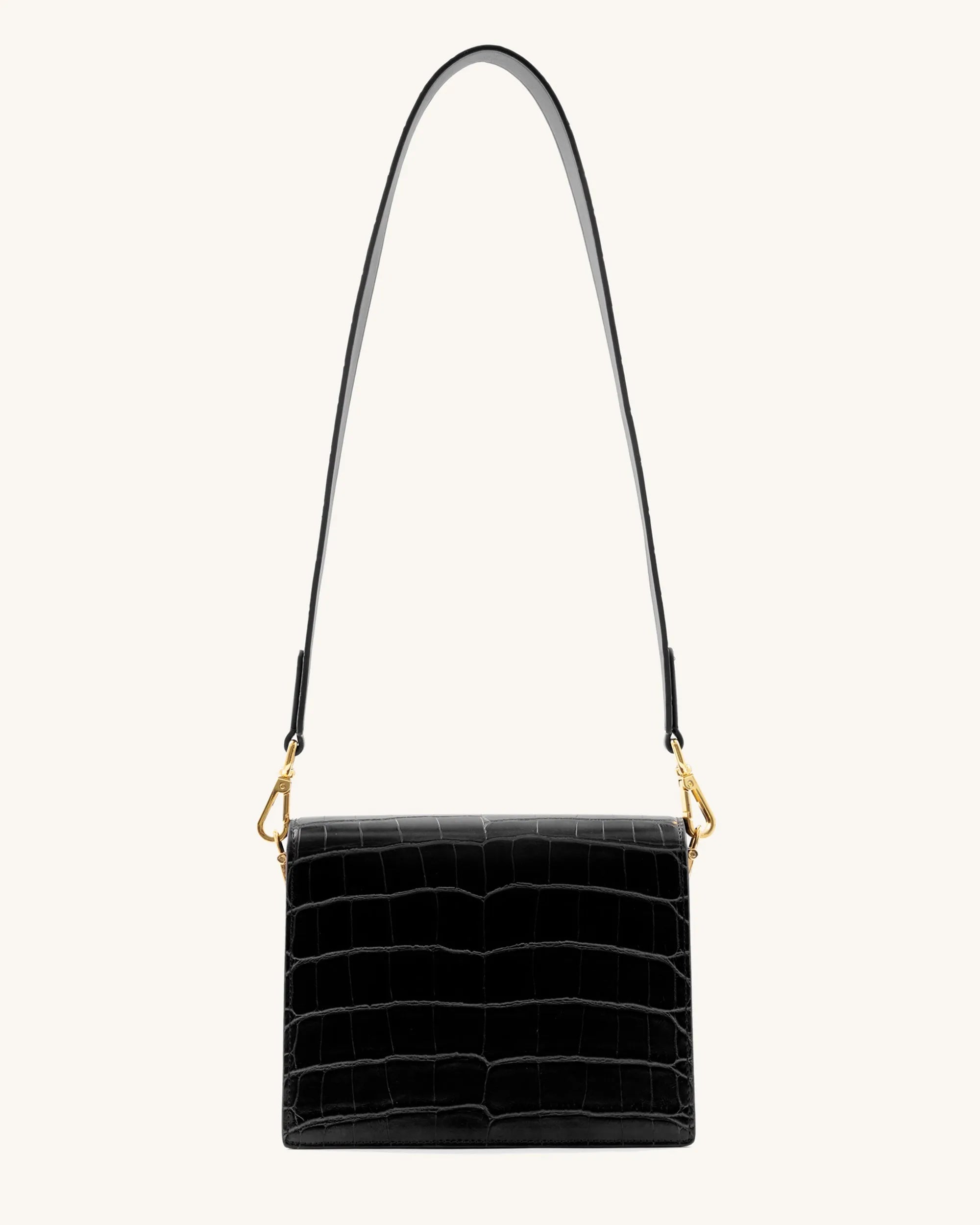 JW PEI_Black_Mini Flap Crossbody_104-2_Black Croc_03