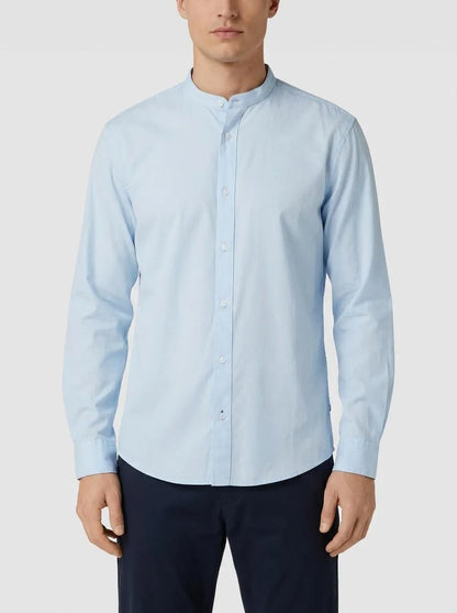 Tom Tailor Light Metal Blue Men Regular Fit Long-Sleeved Dress Shirt SKU: 1040119_13302 Image 00
