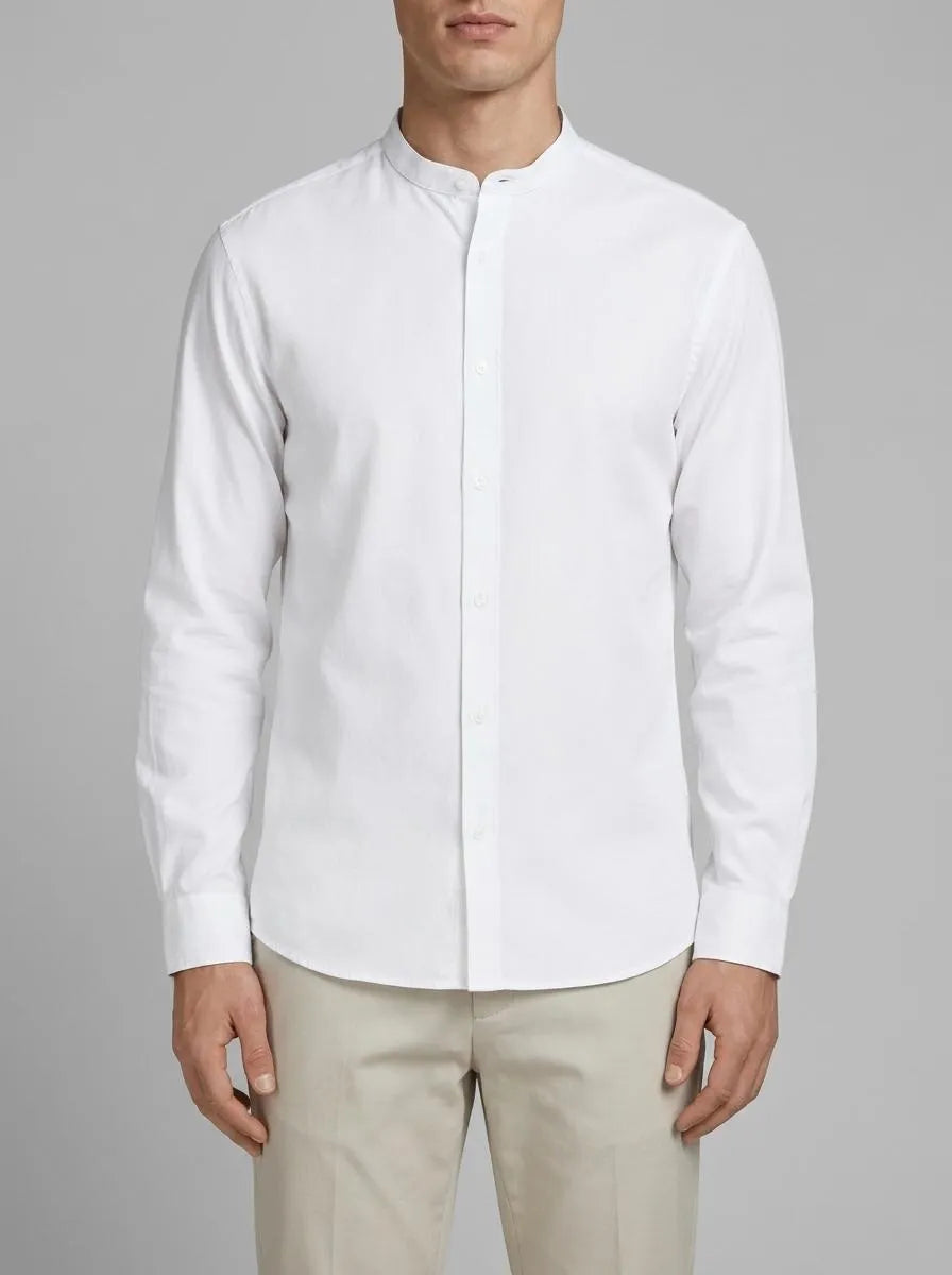 Tom Tailor White Men Regular Fit Long-Sleeved Dress Shirt SKU: 1040119_20000 Image 00