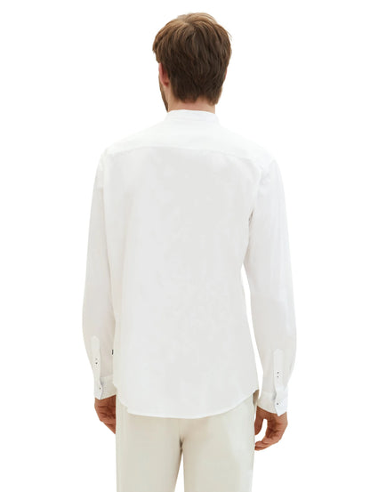 Tom Tailor White Men Regular Fit Long-Sleeved Dress Shirt SKU: 1040119_20000 Image 03