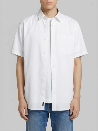 Tom Tailor White Men Regular Fit Short-Sleeved Dress Shirt SKU: 1040120_20000 Image 00
