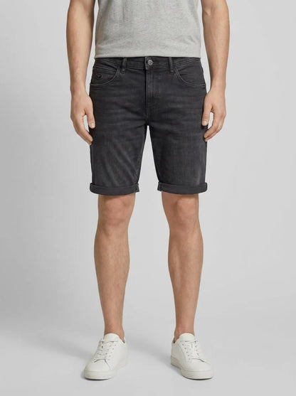 Tom Tailor Black Black Denim Men Josh Denim Shorts SKU: 1040174_10270 Image 00